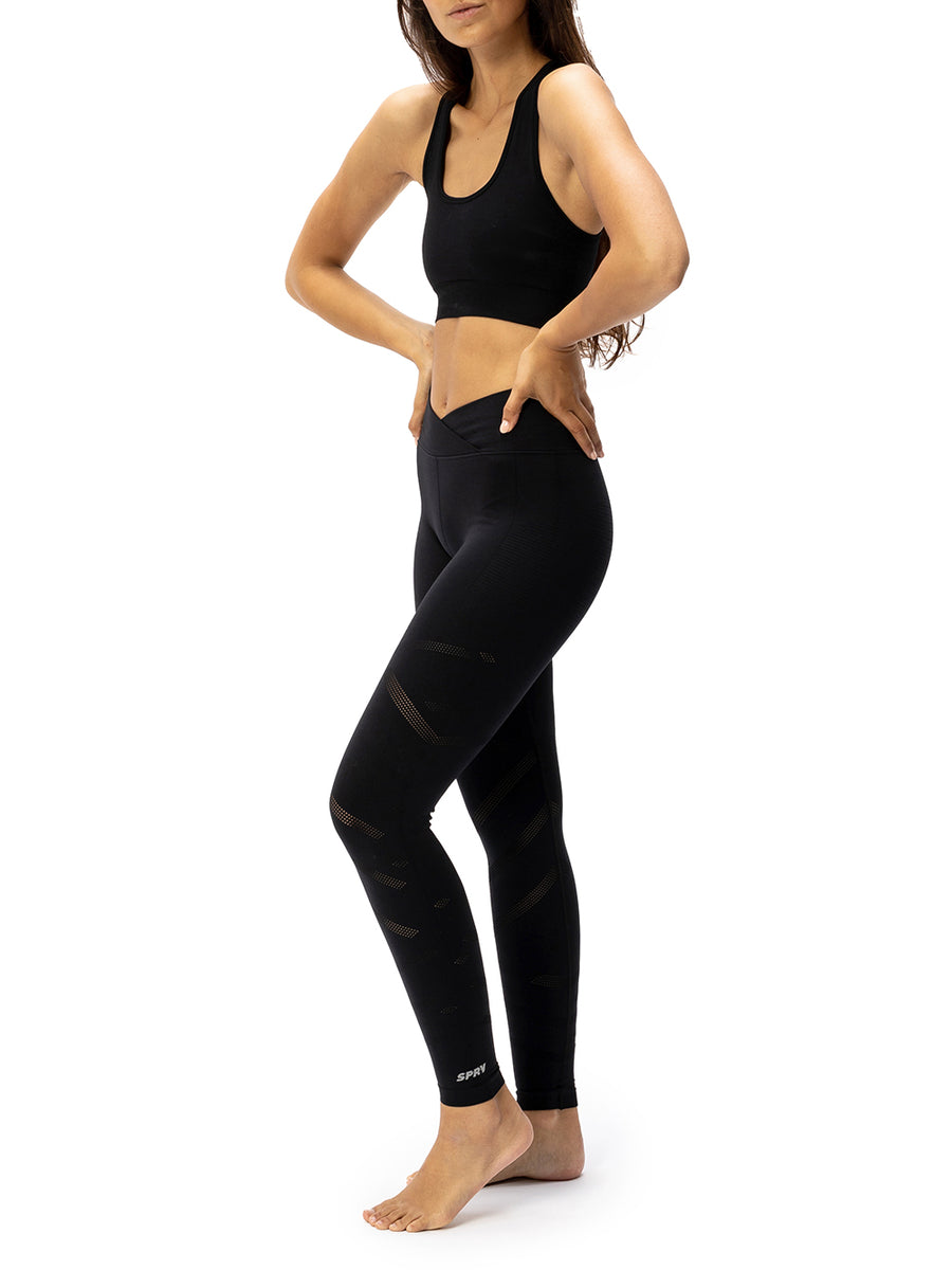 THE ARRABIDA BLACK SEAMLESS LEGGINGS – SPRY